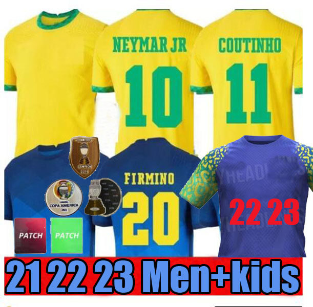 2021 2022 NEYMAR JR COUTINHO VINICIUS Soccer Jersey BrAZiLs National Team 21 22 23 Camisa Brasil Kids Kit Football Shirt Women Training SILVA F, Away
2021 2022 NEYMAR JR COUTINHO VINICIUS Soccer Jersey BrAZiLs National Team 21 22 23 Camisa Brasil Kids Kit Football Shirt Women Training SILVA F, Away