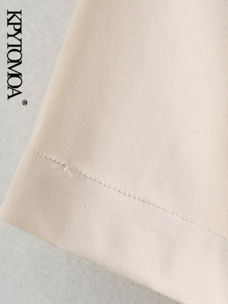 Women Chic Fashion With Pockets Hollow Out Mini Dress Vintage Short Sleeve Back Zipper Female Dresses Vestidos 220526