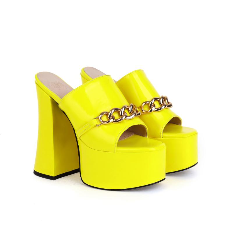 Slippers N-Y All Melody Women Modern Outdoor SlippersSuper High Thick Heel Platform Solid Lesiure Yellow Black Big Size To 43 Botas Mujer
Slippers N-Y All Melody Women Modern Outdoor SlippersSuper High Thick Heel Platform Solid Lesiure Yellow Black Big Size To 43 Botas Mujer