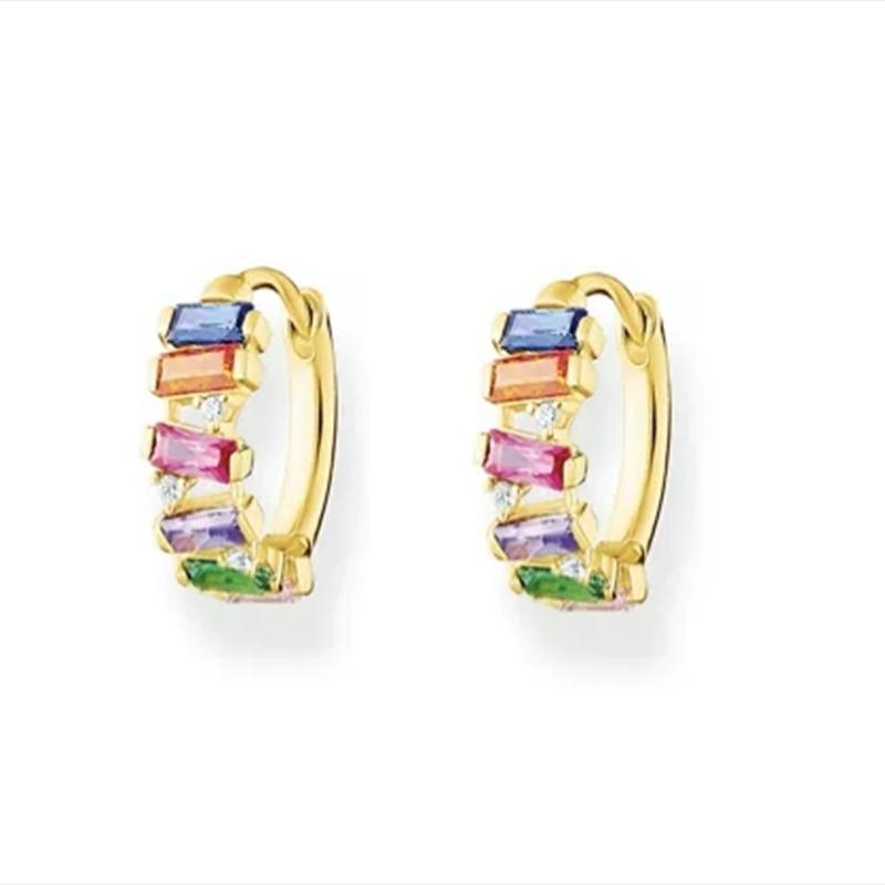 Hoop & Huggie BOAKO 2022 Luxury Female Crystal Zircon Earrings Fashion Gold Rainbow Jewelry Romantic Boho For Women Girls
Hoop & Huggie BOAKO 2022 Luxury Female Crystal Zircon Earrings Fashion Gold Rainbow Jewelry Romantic Boho For Women Girls