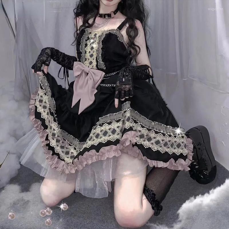 Casual Dresses Black Lolita Dress Cake Original Cool Sweet Daily Girl Friend Street Dark System And Thin Women, 98cm black
Casual Dresses Black Lolita Dress Cake Original Cool Sweet Daily Girl Friend Street Dark System And Thin Women, 98cm black