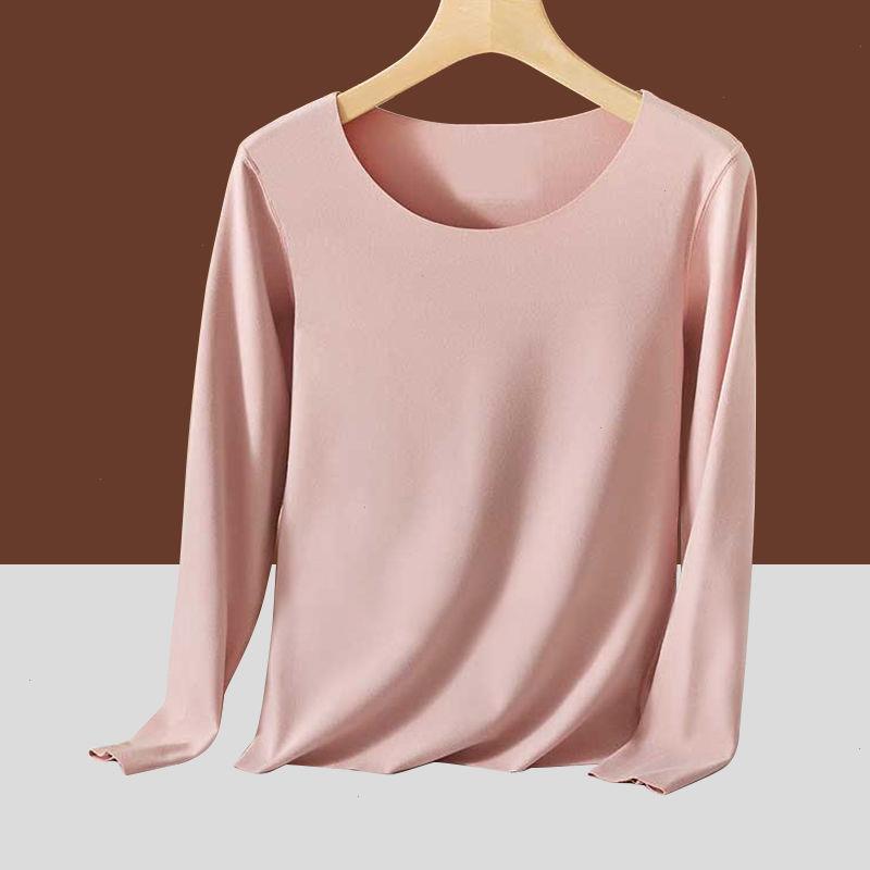 Thermal Top Double-sided German Velvet Self-heating Underwear Bottoming Shirt Slim Fit Low Neck Round Autumn Clothes, Beige
Thermal Top Double-sided German Velvet Self-heating Underwear Bottoming Shirt Slim Fit Low Neck Round Autumn Clothes, Beige