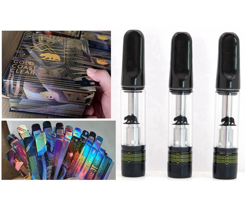 Gold Coast Clear GCC Ceramic Coil Atomizer Vape Cartridges 0.8ml 1.0ml Empty Atomizer 510 Thread Thick Oil Cartridge with Packaging Vaporizer 500pcs
Gold Coast Clear GCC Ceramic Coil Atomizer Vape Cartridges 0.8ml 1.0ml Empty Atomizer 510 Thread Thick Oil Cartridge with Packaging Vaporizer 500pcs