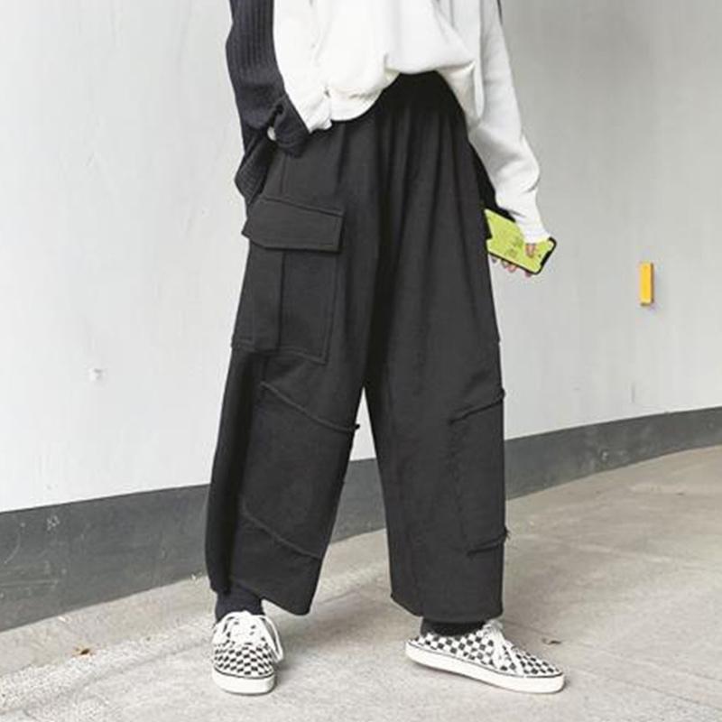 Men's Pants Casual Men Loose Wide Leg Cargo Elastic Waist Straight Harem Male Japan Hip Hop Trouser Jogger Sweatpants, Black
Men's Pants Casual Men Loose Wide Leg Cargo Elastic Waist Straight Harem Male Japan Hip Hop Trouser Jogger Sweatpants, Black
