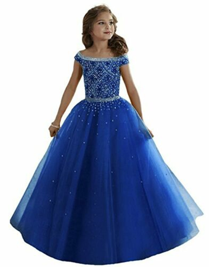Wholesale Newest blue Girls Pageant Dresses Sheer Crew Neck Beaded Crystals Rhinstone Ball Gown Princess Kids Formal For Little In Stock Flower Girl Dresses
Wholesale Newest blue Girls Pageant Dresses Sheer Crew Neck Beaded Crystals Rhinstone Ball Gown Princess Kids Formal For Little In Stock Flower Girl Dresses