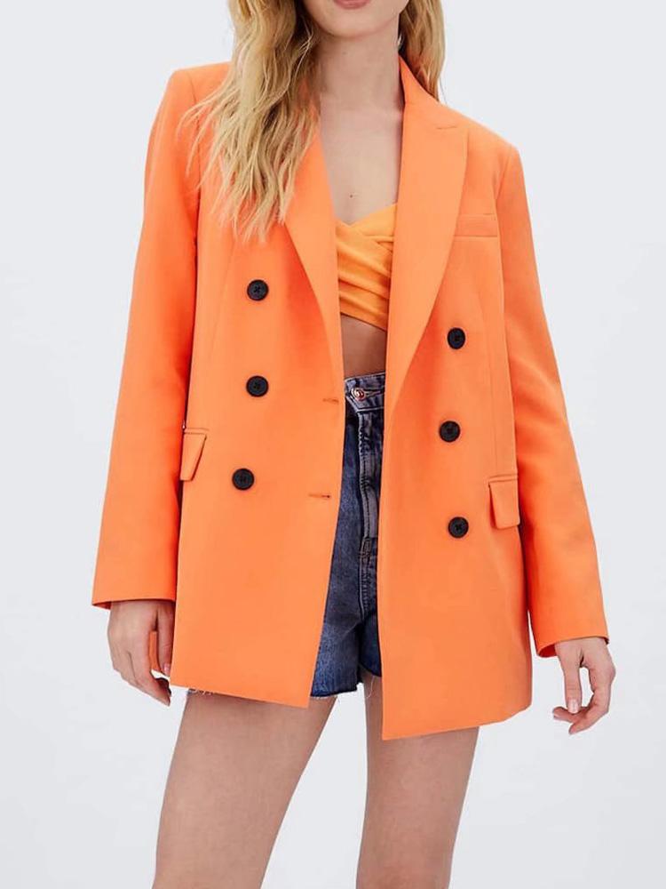 Women' Suits & Blazers Kumsvag 2022 Summer Women Casual Suit Coats Solid Loose Double Breasted Female Fashion Street Blazer Clothing Outerw
Women' Suits & Blazers Kumsvag 2022 Summer Women Casual Suit Coats Solid Loose Double Breasted Female Fashion Street Blazer Clothing Outerw