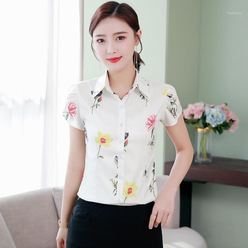 Fashion Flower Print Women Blouse And Tops Turn Down Collar Plus Size Office Ladies Shirt White Pink Blue Female 4xl 5xl Women' Blouses
Fashion Flower Print Women Blouse And Tops Turn Down Collar Plus Size Office Ladies Shirt White Pink Blue Female 4xl 5xl Women' Blouses