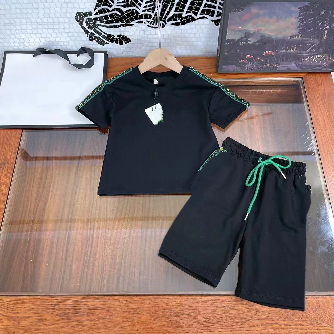 kid boy summer clothe set fashion designer for boy white t-shirt+pants baby boys toddler clothes -150 cm, 13
kid boy summer clothe set fashion designer for boy white t-shirt+pants baby boys toddler clothes -150 cm, 13
