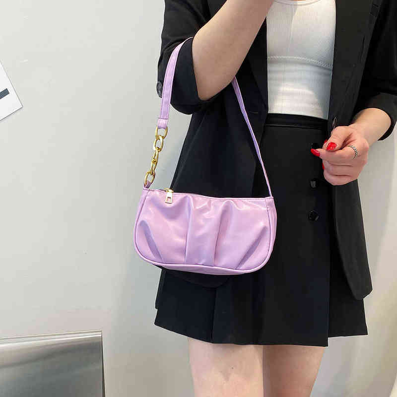 Evening Bag 's Retro Women Pleated Thick Chain Pure Color Shoulder Underarm Casual Ladies Small Handbag Purse Bolsa Feminina 220630, Brown
Evening Bag 's Retro Women Pleated Thick Chain Pure Color Shoulder Underarm Casual Ladies Small Handbag Purse Bolsa Feminina 220630, Brown