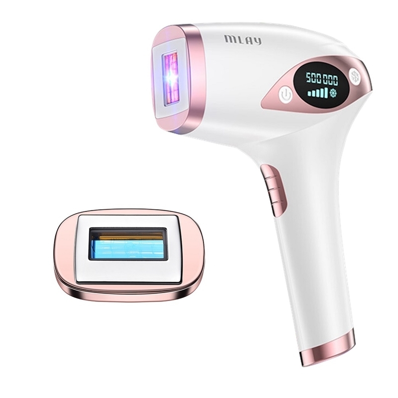 Mlay T4 Ice feeling Painless Laser Hair Removal Home Machine Lens Can Use Pubic Body Ipl Epilator Depilador for Man Woman 220323