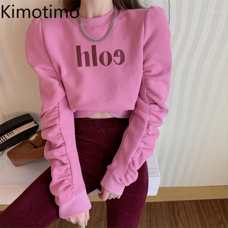 Kimotimo Short Sweatshirt Pink Long Puff Sleeve Letter Print Pullover Casual Sweatshirts Cotton Hoodies Autumn Korean Tops Women's &
Kimotimo Short Sweatshirt Pink Long Puff Sleeve Letter Print Pullover Casual Sweatshirts Cotton Hoodies Autumn Korean Tops Women's &