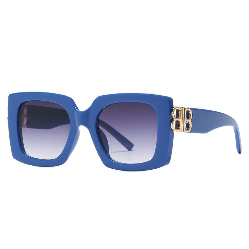 Sunglasses European And American Street Shooting Star Big Frame Fashion Female B Letter Trend SunglassesSunglasses