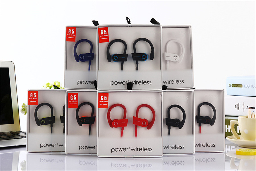 G5 Bluetooth Sports in-ear Earphones wireless headphones Ear Hook sport standard configuration G5 HeadSets Neckband earbuds, Mixed color
G5 Bluetooth Sports in-ear Earphones wireless headphones Ear Hook sport standard configuration G5 HeadSets Neckband earbuds, Mixed color