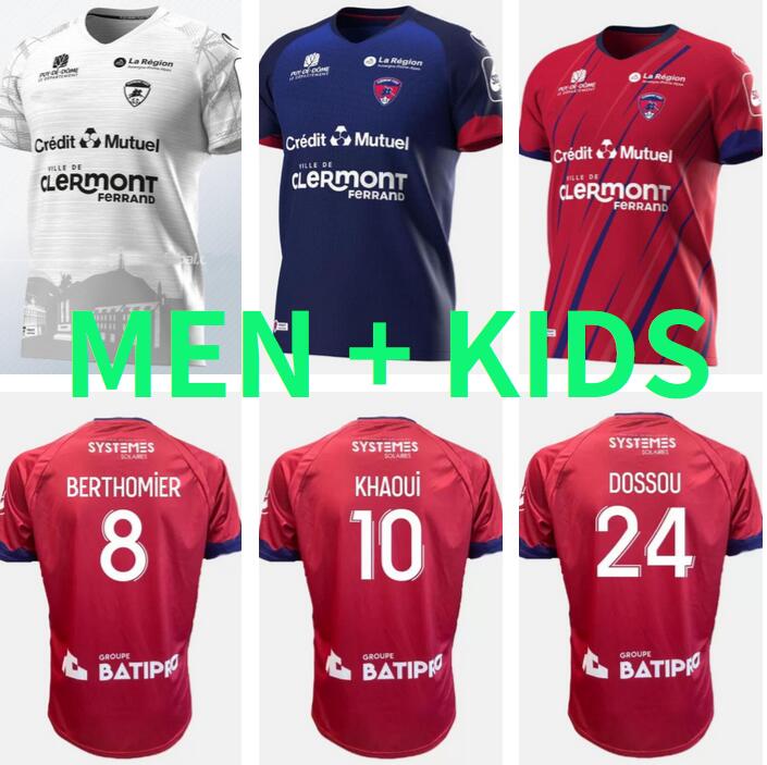 22 23 MAILLOTS Clermont Foot 63 soccer jerseys home away third 2022 2023 bayo Dossou Allevinah Berthomier Magnin Iglesias TELL football shirts red white black
22 23 MAILLOTS Clermont Foot 63 soccer jerseys home away third 2022 2023 bayo Dossou Allevinah Berthomier Magnin Iglesias TELL football shirts red white black