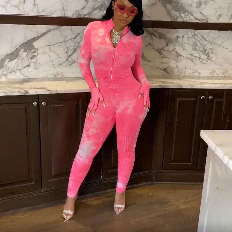 Women' Jumpsuits & Rompers European And American Foreign Trade Sexy Printed Jumpsuit Women High Waist HipTight-fitting Zipper Sports Jumpsu, Black
Women' Jumpsuits & Rompers European And American Foreign Trade Sexy Printed Jumpsuit Women High Waist HipTight-fitting Zipper Sports Jumpsu, Black