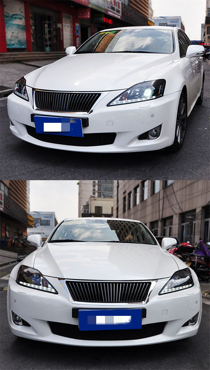 High Beam Xenon Headlights for Lexus is250 LED fog Headlight 2006-2011 Headlights is300 DRL Turn Signal Front Lamp