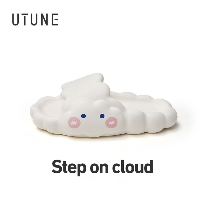 UTUNE Cloud Slippers Summer Women Sandals Cute Lovely Indoor Slippers Soft EVA Sweet Beach Platform Rebound Slippers For Women 220429, White
UTUNE Cloud Slippers Summer Women Sandals Cute Lovely Indoor Slippers Soft EVA Sweet Beach Platform Rebound Slippers For Women 220429, White