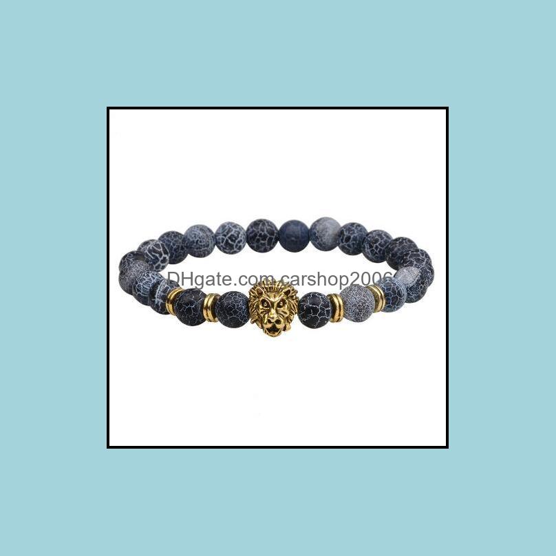 Beaded Strands Bracelets Jewelry Jln Stone Lion Bracelet Lapis Sodalite Turquoise Tiger Eye Stretched Beads For Men Women Rope Chain Strand
Beaded Strands Bracelets Jewelry Jln Stone Lion Bracelet Lapis Sodalite Turquoise Tiger Eye Stretched Beads For Men Women Rope Chain Strand