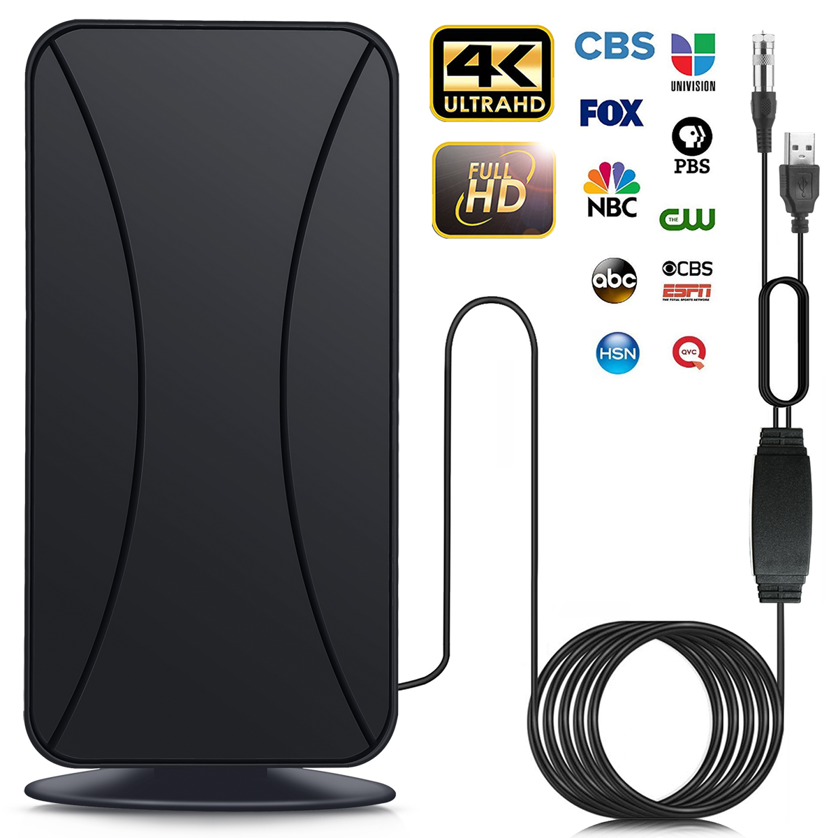 4K DVB-T2 HD ISDB-T ATSC Antenna Indoor Outdoor TV Antenna HDTV Antenna 5m Quick Response
4K DVB-T2 HD ISDB-T ATSC Antenna Indoor Outdoor TV Antenna HDTV Antenna 5m Quick Response
