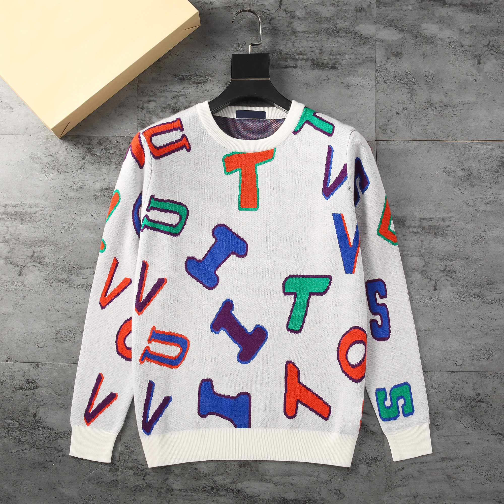 Men Sweaters Long Sleeves Knitting Pullovers Jumpers Fashion Casual Hip Hop Streetwear Designer Knitted Pullover Sweater, Customize
Men Sweaters Long Sleeves Knitting Pullovers Jumpers Fashion Casual Hip Hop Streetwear Designer Knitted Pullover Sweater, Customize