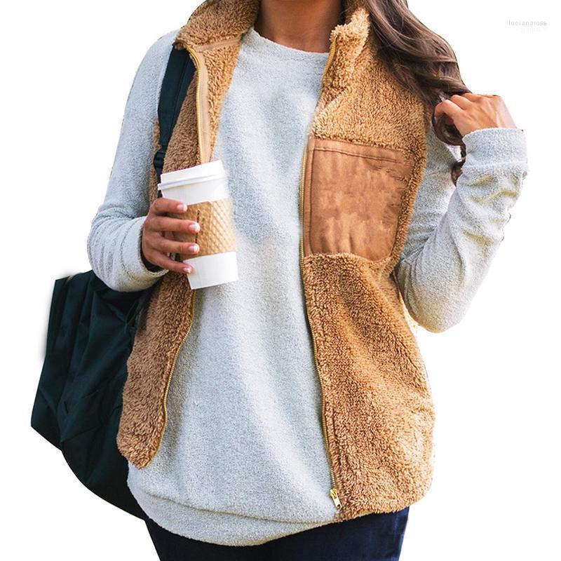 Autumn Winter Vests Plus Size Women Khaki Open Stich Fleece Tops Zipper Female Warm Coat Streetwear Sleeveless Patchwork M0108 Luci22, Black
Autumn Winter Vests Plus Size Women Khaki Open Stich Fleece Tops Zipper Female Warm Coat Streetwear Sleeveless Patchwork M0108 Luci22, Black