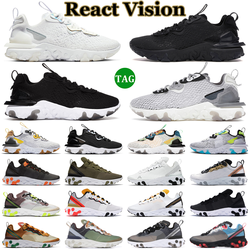 Newest React Vision Element 55 87 Running Shoes Men Women Black White Light Vast Smoke Grey Worldwide Mens Trainers Outdoor Sports Sneakers, 14
Newest React Vision Element 55 87 Running Shoes Men Women Black White Light Vast Smoke Grey Worldwide Mens Trainers Outdoor Sports Sneakers, 14