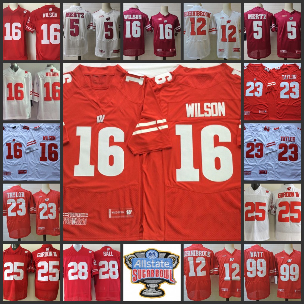 5 Graham Mertz 23 Jonathan Taylor Jersey 16 Russell Wilson 99 J.J. Watt 12 Alex Hornibrook Nick Nelson Leon Jacobs 25 Melvin Gordon III Wisconsin Stitch Football Jerseys
5 Graham Mertz 23 Jonathan Taylor Jersey 16 Russell Wilson 99 J.J. Watt 12 Alex Hornibrook Nick Nelson Leon Jacobs 25 Melvin Gordon III Wisconsin Stitch Football Jerseys