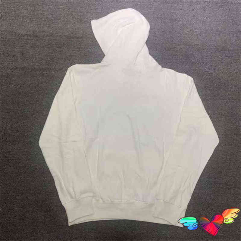 Puff Print White Men Women Web Graphic Quality Hoodie Heavy Fabric Young Thug Sweatshirts Drop Shoulder Hoodies Graphic Hoodies