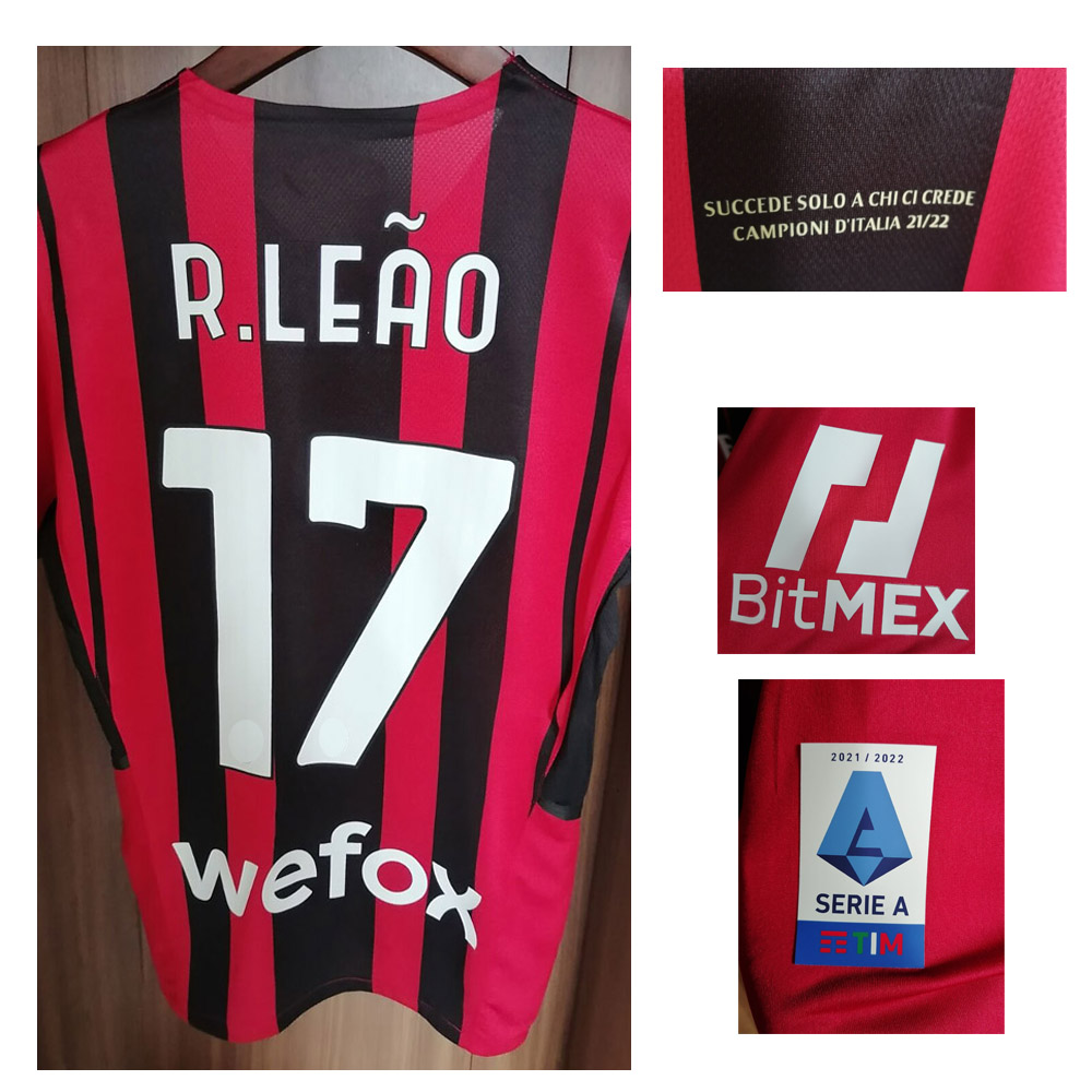 Home Textile 2022 Match Worn Player Issue Campioni Leao Ibraimhimovic Giroud Tonali Succede Solo A CHI CI CREDE Campioni DITALIA Maillot Soccer Patch, #11 ibrahimovic
Home Textile 2022 Match Worn Player Issue Campioni Leao Ibraimhimovic Giroud Tonali Succede Solo A CHI CI CREDE Campioni DITALIA Maillot Soccer Patch, #11 ibrahimovic