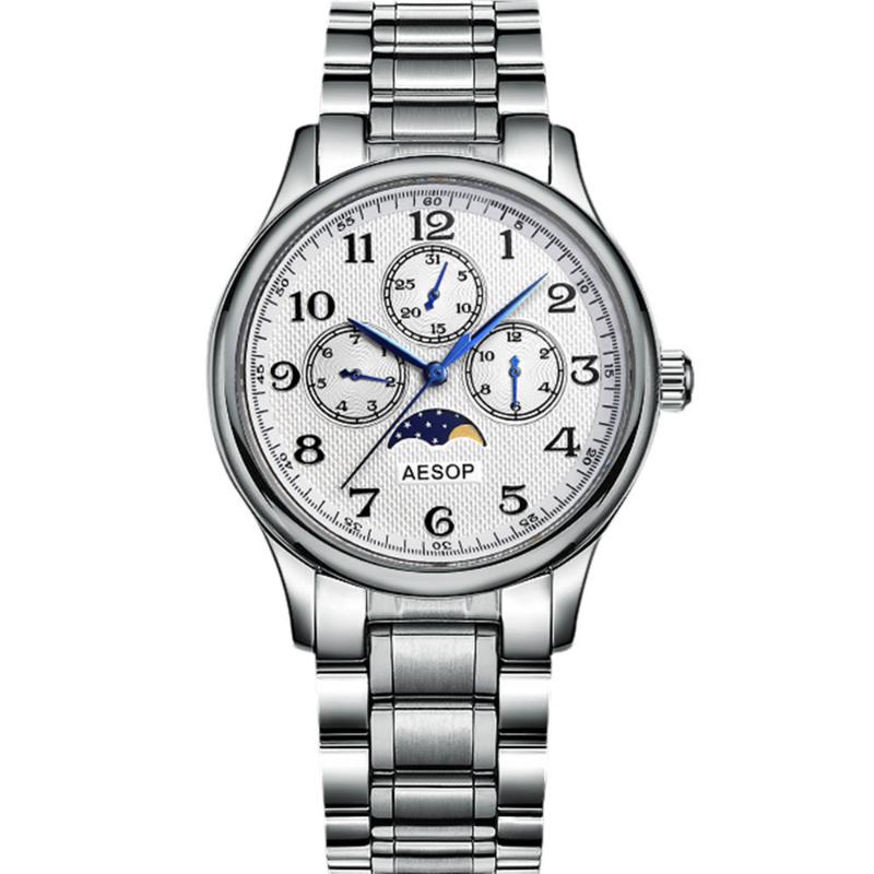 Wristwatches Top Mens Watches Week Sapphire Crystal Quartz Wristwatch Clock Men Business Casual Creative Relogio MasculinoWristwatches Wrist, Silver white
Wristwatches Top Mens Watches Week Sapphire Crystal Quartz Wristwatch Clock Men Business Casual Creative Relogio MasculinoWristwatches Wrist, Silver white