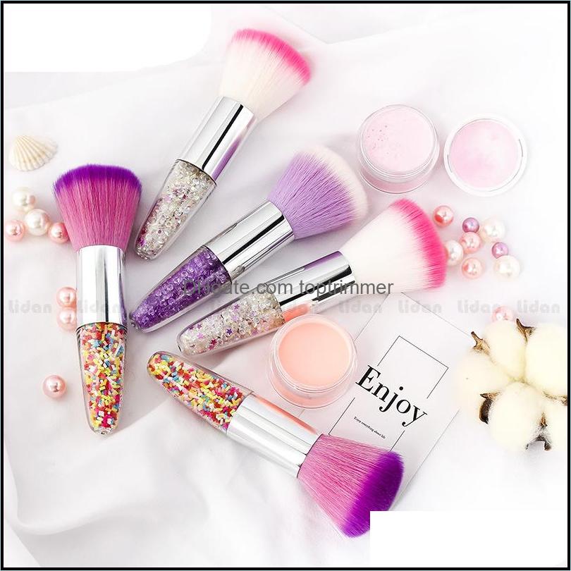 Soft Hair Cleaning Brush Remove Dust Powder Gold Sier Rhinestones Handle Manicure Pedicure Beauty Care Make Up Drop Delivery 2021 Nail Brush
Soft Hair Cleaning Brush Remove Dust Powder Gold Sier Rhinestones Handle Manicure Pedicure Beauty Care Make Up Drop Delivery 2021 Nail Brush