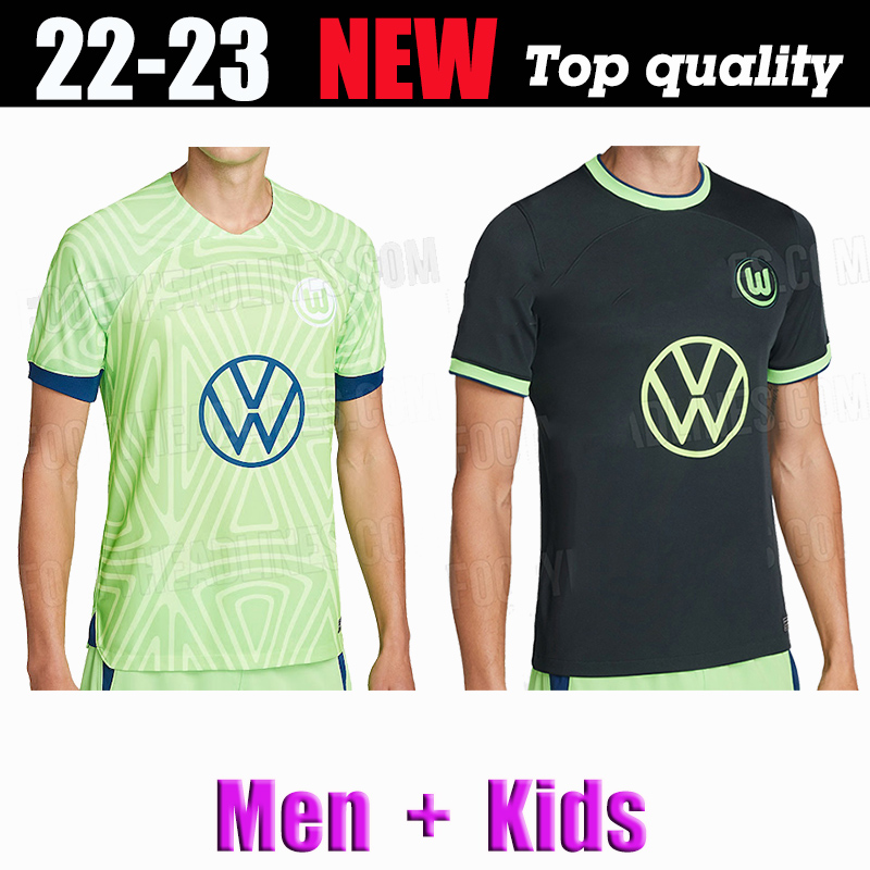 22 23 Wolfsburg soccer jersey 2022 2023 Home GINCZEK STEFFEN shirts Away ROUSSILLON MEHMEDI MBABU BROOKS ARNOLD NMECHA KRUSE Wind WEGHORST football uniform, 22/23 home +patch
22 23 Wolfsburg soccer jersey 2022 2023 Home GINCZEK STEFFEN shirts Away ROUSSILLON MEHMEDI MBABU BROOKS ARNOLD NMECHA KRUSE Wind WEGHORST football uniform, 22/23 home +patch