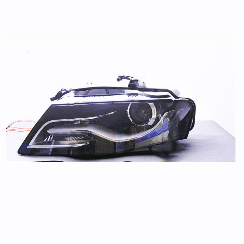 Head Lamp For Audi A4 LED Headlight 2009-2012 Headlights A4L DRL Turn Signal High Beam Angel Eye Projector Lens