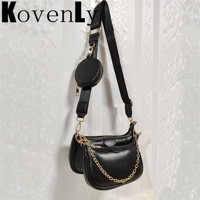Luxury Crossbody s For Design 3 IN one Shoulder 3 Pc Set Women Messenger Bag Female Satchel 220616, Black shoulder bag
Luxury Crossbody s For Design 3 IN one Shoulder 3 Pc Set Women Messenger Bag Female Satchel 220616, Black shoulder bag