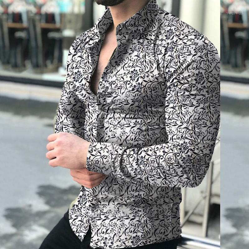 Men's Casual Shirts Shirt Navy Lapel Cardigan Floral Long Sleeves Slim Fit For Daily Muscle Mens Clothing 2022, Black
Men's Casual Shirts Shirt Navy Lapel Cardigan Floral Long Sleeves Slim Fit For Daily Muscle Mens Clothing 2022, Black