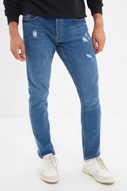 Trendyol Male Slim Fit Destroylu Jeans TMNAW22JE0049 220328