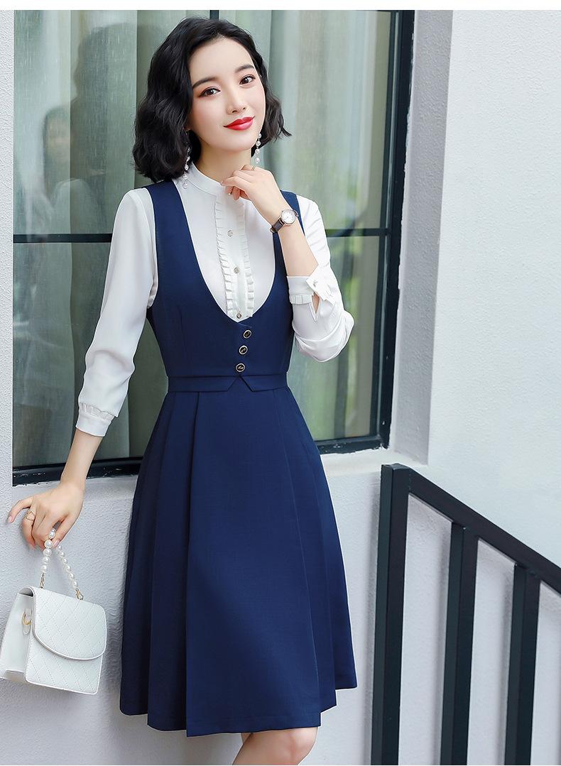 Casual Dresses Fashion Elegant Styles Sleeveless For Women Business Work Wear Dress Beauty Salon Vestidos Clothes, Black dress
Casual Dresses Fashion Elegant Styles Sleeveless For Women Business Work Wear Dress Beauty Salon Vestidos Clothes, Black dress