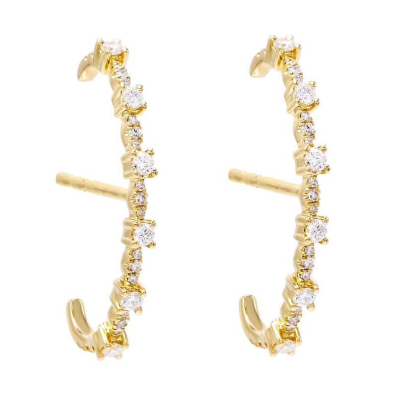 Stud Gold Silver Color Micro Pave White Cz Long Bar Earring Simple Geometric Women Fashion Jewelry WholesaleStud
Stud Gold Silver Color Micro Pave White Cz Long Bar Earring Simple Geometric Women Fashion Jewelry WholesaleStud