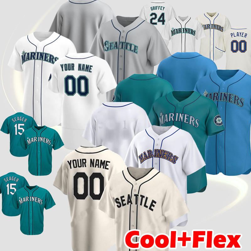 24 Ken Griffey Jr. Mariners jersey Suzuki Ichiro Felix Hernandez Seattle Edgar Martinez Mitch Haniger Kyle Seager Marco Gonzales Custom Baseball Jerseys top, Shuishou
24 Ken Griffey Jr. Mariners jersey Suzuki Ichiro Felix Hernandez Seattle Edgar Martinez Mitch Haniger Kyle Seager Marco Gonzales Custom Baseball Jerseys top, Shuishou