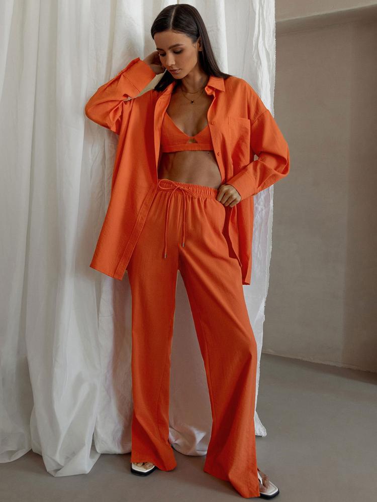 Women' Two Piece Pants 2 Peice Set Women Matching Sets Summer Streetwear Shirt Trousers High Waist Split Ensemble Chemise Pantalon FemmeWom, Blue
Women' Two Piece Pants 2 Peice Set Women Matching Sets Summer Streetwear Shirt Trousers High Waist Split Ensemble Chemise Pantalon FemmeWom, Blue