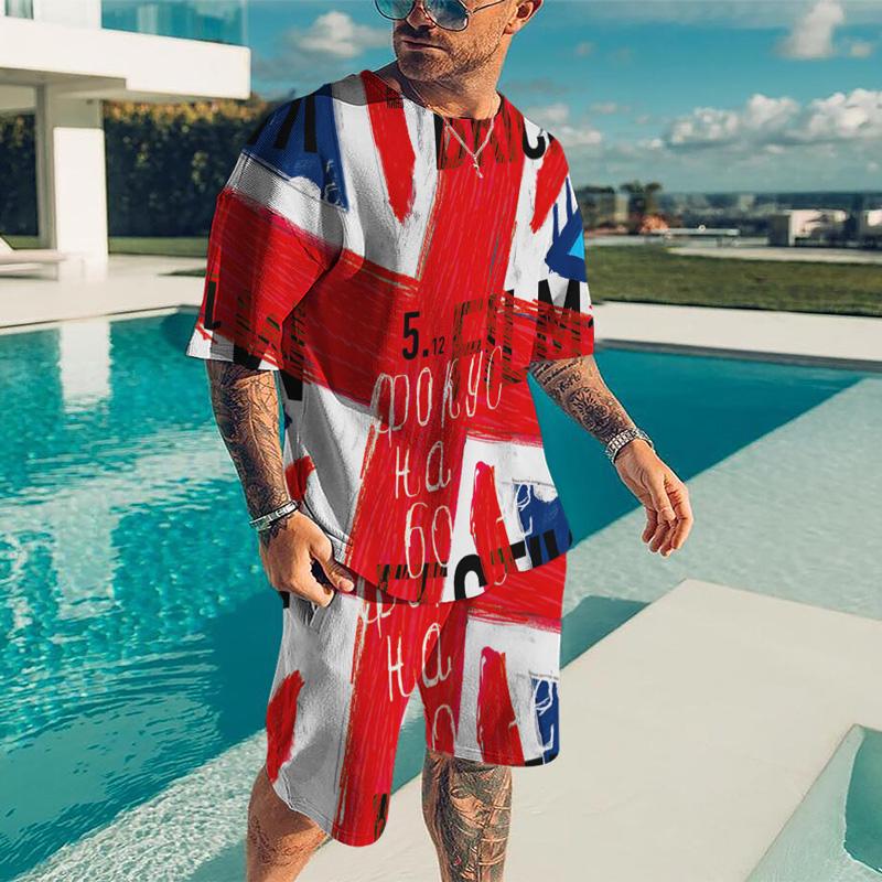 Men's Tracksuits Fashion Men's 3D England Printing Tracksuit Clothes Man Outdoor Casual Short Sleeve Shorts 2 Piece Set Sweat SuitsMen's, Kz-ot28
Men's Tracksuits Fashion Men's 3D England Printing Tracksuit Clothes Man Outdoor Casual Short Sleeve Shorts 2 Piece Set Sweat SuitsMen's, Kz-ot28