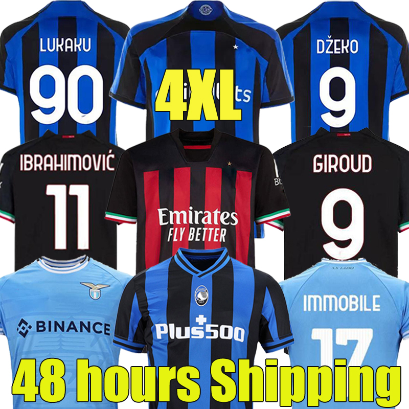 4XL 22/23 LUKAKU IBRAHIMOVIC soccer jersey Inter DZEKO ERIKSEN ALEXIS HAKIMI GIROUD MILANS TONALI Lazio Immobile Atalanta B.C. DUVAN ILICIC L.MURIEL football shirt, Laqiao 22-23 home
4XL 22/23 LUKAKU IBRAHIMOVIC soccer jersey Inter DZEKO ERIKSEN ALEXIS HAKIMI GIROUD MILANS TONALI Lazio Immobile Atalanta B.C. DUVAN ILICIC L.MURIEL football shirt, Laqiao 22-23 home