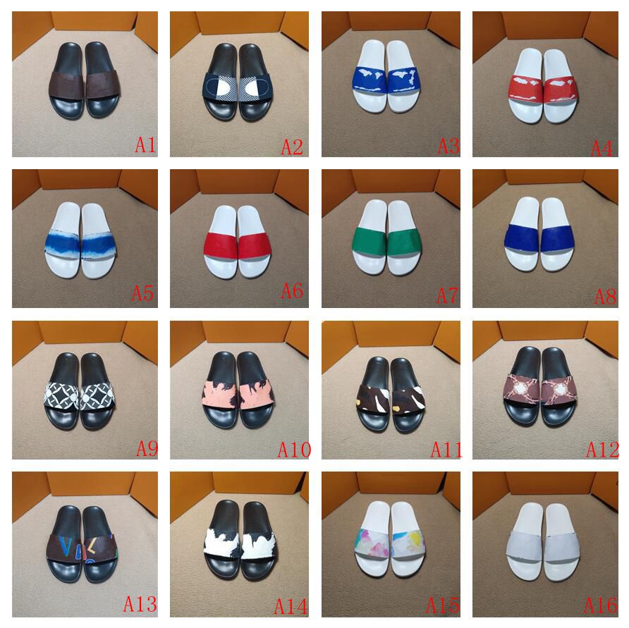 Mens Designers Slides Womens Slippers Fashion Luxurys Floral Slipper Leather Rubber Flats Sandals Summer Beach Shoes Loafers Gear Bottoms Sliders EUR 35-46, A1
Mens Designers Slides Womens Slippers Fashion Luxurys Floral Slipper Leather Rubber Flats Sandals Summer Beach Shoes Loafers Gear Bottoms Sliders EUR 35-46, A1