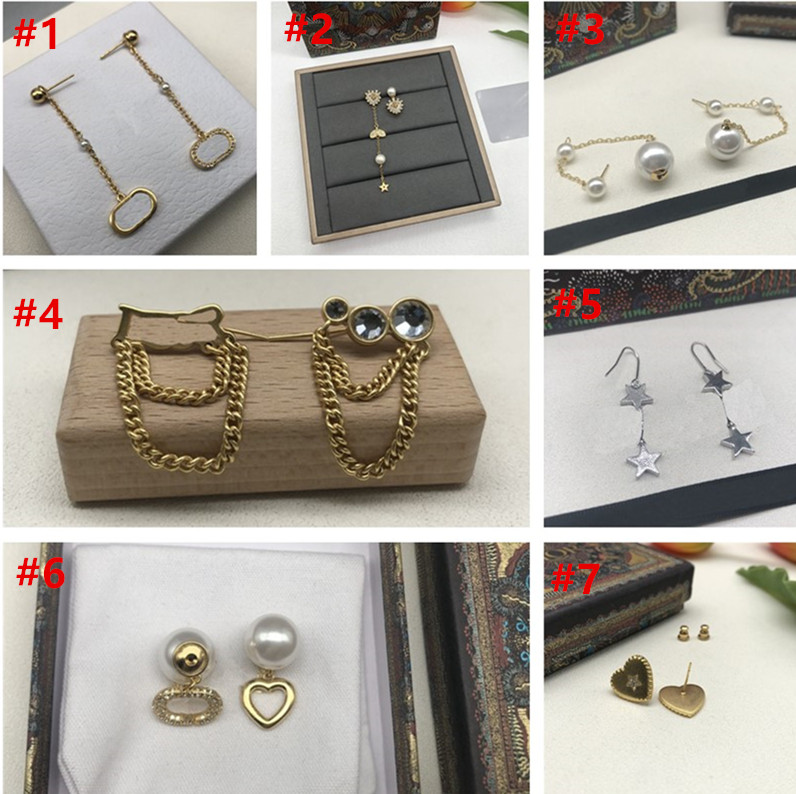 Newest Women Designer Earrings Girls Ladies Fashion Famous Jewelry High Quality Letter Pear Luxury Jewelry Earring Accessories 9Styles
Newest Women Designer Earrings Girls Ladies Fashion Famous Jewelry High Quality Letter Pear Luxury Jewelry Earring Accessories 9Styles