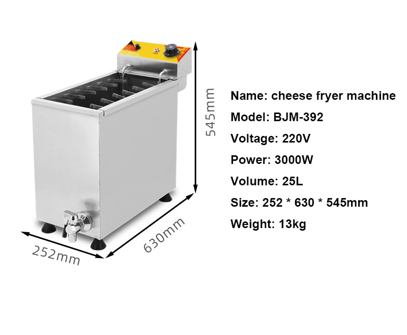 BEIJAMEI Commercial Automatic 25L Cheese Dog Sticks Fryer Machine Electric Deep Korean Corn Dog Frying Snack Equipment