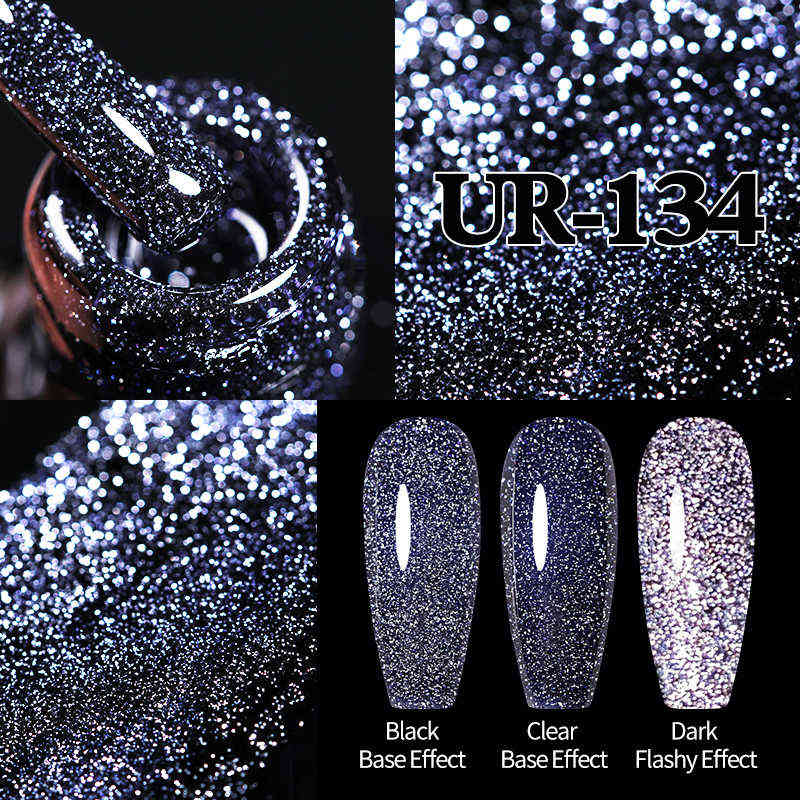 NXY Nail Gel 7 5ml Dark Red Polish Semi Permanent Reflective Glitter Sequins Sparkling Soak Off Uv Led Varnish 0328