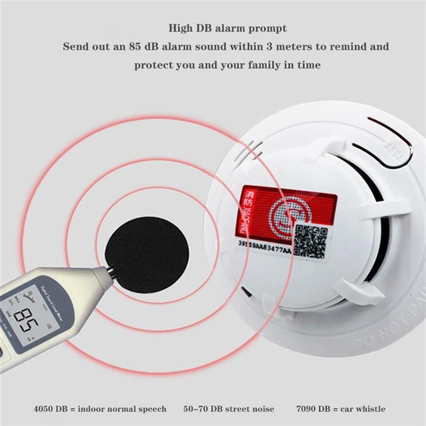 Epacket Household smoke alarm Accessories 3C special smoke detector for fire fighting independent257H151r
