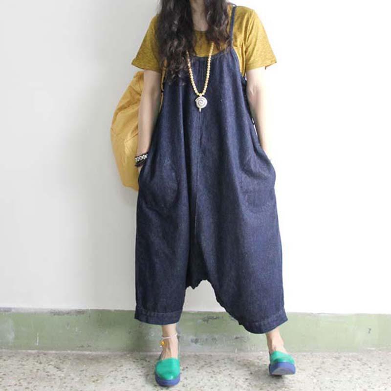 Women's Jumpsuits & Rompers Fashion Womens Jumpsuit Loose Denim Overalls Blue Hip Hop Harem Cross-pantsWomen's Women'sWomen's
Women's Jumpsuits & Rompers Fashion Womens Jumpsuit Loose Denim Overalls Blue Hip Hop Harem Cross-pantsWomen's Women'sWomen's