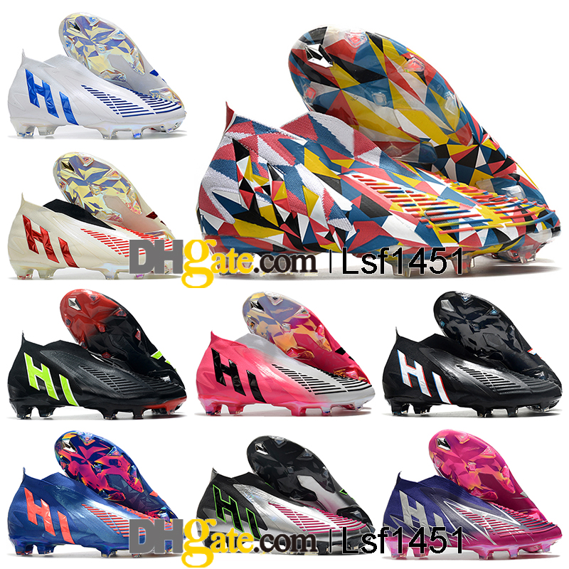 GIFT BAG Mens High Ankle Football Boots Laceless Predator Edge FG Firm Ground Cleats X Predators Edge 22 Geometric Soccer Shoes Outdoor Trainers Botas De Futbol, Color 4
GIFT BAG Mens High Ankle Football Boots Laceless Predator Edge FG Firm Ground Cleats X Predators Edge 22 Geometric Soccer Shoes Outdoor Trainers Botas De Futbol, Color 4