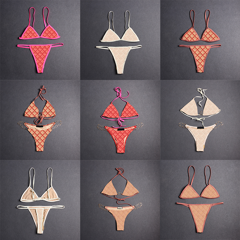 Women Jacquard Swimsuit Seasons Breathable Bra Lingeries Sexy Letters Designer Swimwear Personality Chain Bikini Brief Underwear, #5
Women Jacquard Swimsuit Seasons Breathable Bra Lingeries Sexy Letters Designer Swimwear Personality Chain Bikini Brief Underwear, #5